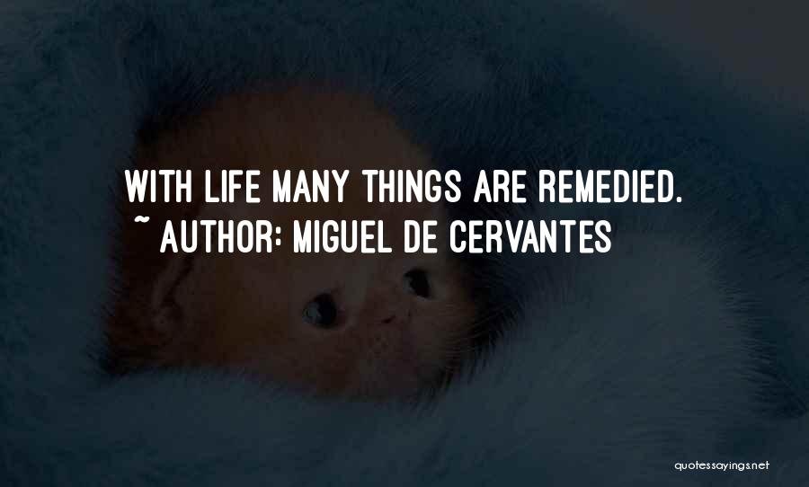 Remedied Quotes By Miguel De Cervantes