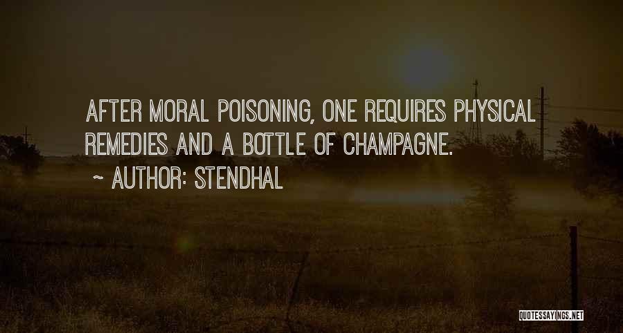 Remedies Quotes By Stendhal