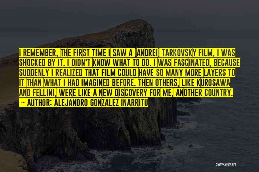 Remember Me For Quotes By Alejandro Gonzalez Inarritu