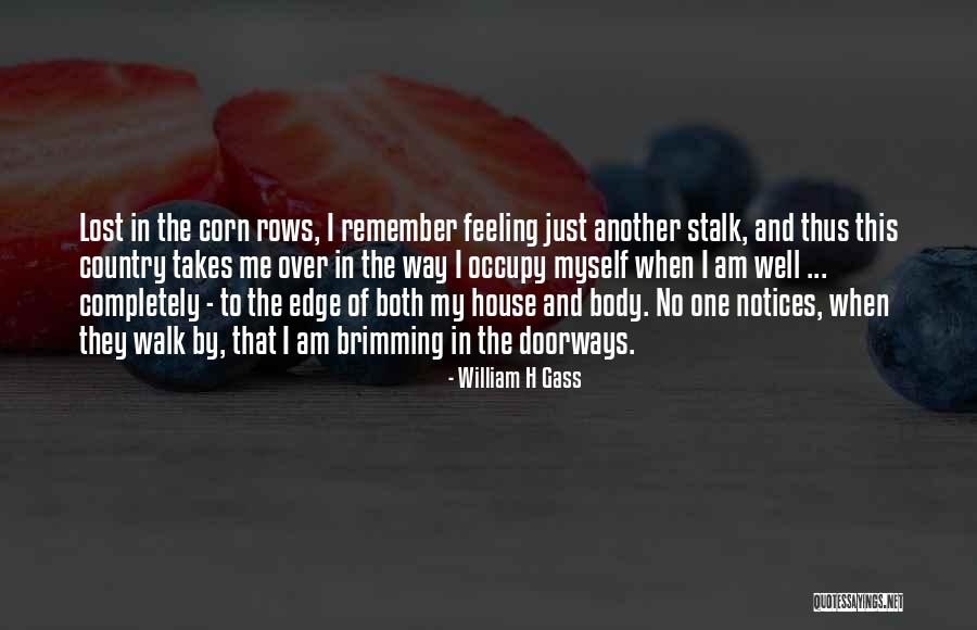 Remember Me This Way Quotes By William H Gass Remember Me This Way Quotes By William H Gass
