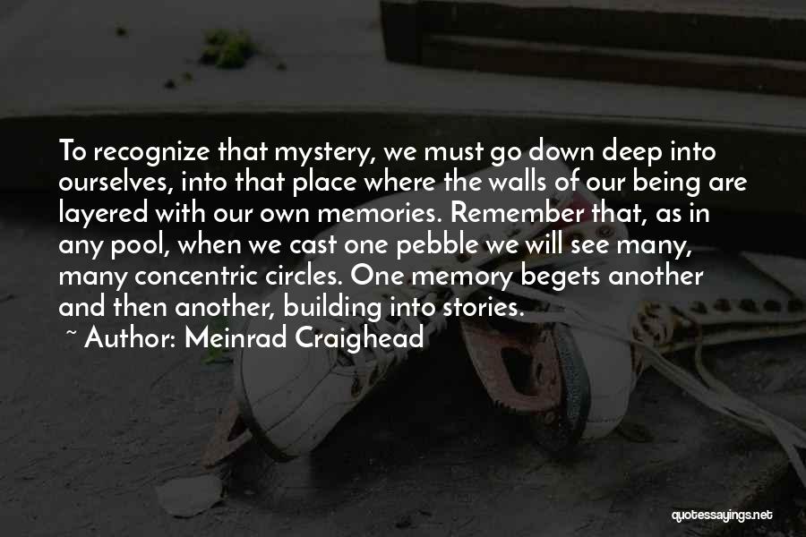 Remember Our Memories Quotes By Meinrad Craighead