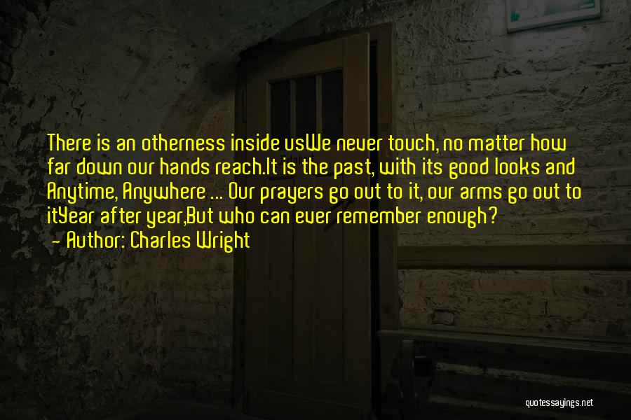 Remember Our Past Quotes By Charles Wright