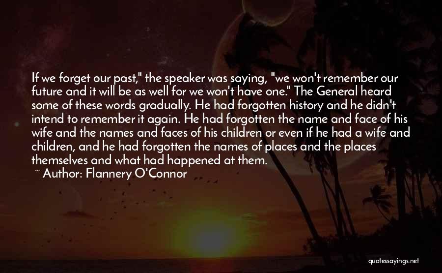 Remember Our Past Quotes By Flannery O'Connor