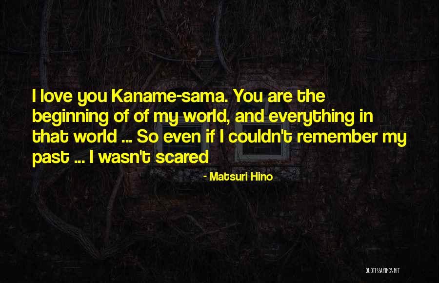 Remember Past Love Quotes By Matsuri Hino