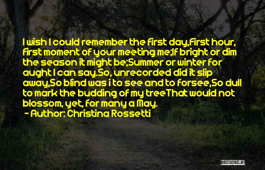 Remember That Day Quotes By Christina Rossetti