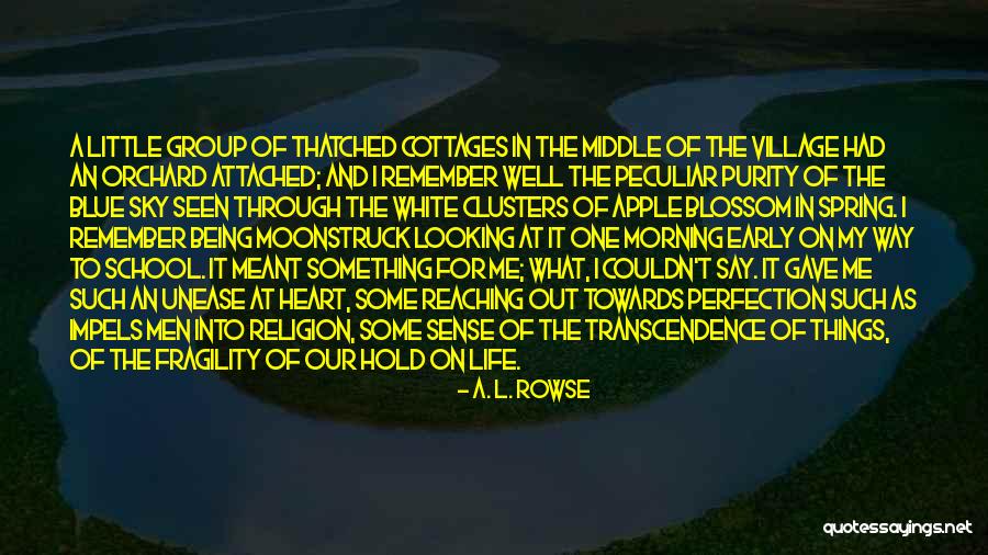 Remember The Little Things Quotes By A. L. Rowse Remember The Little Things Quotes By A. L. Rowse