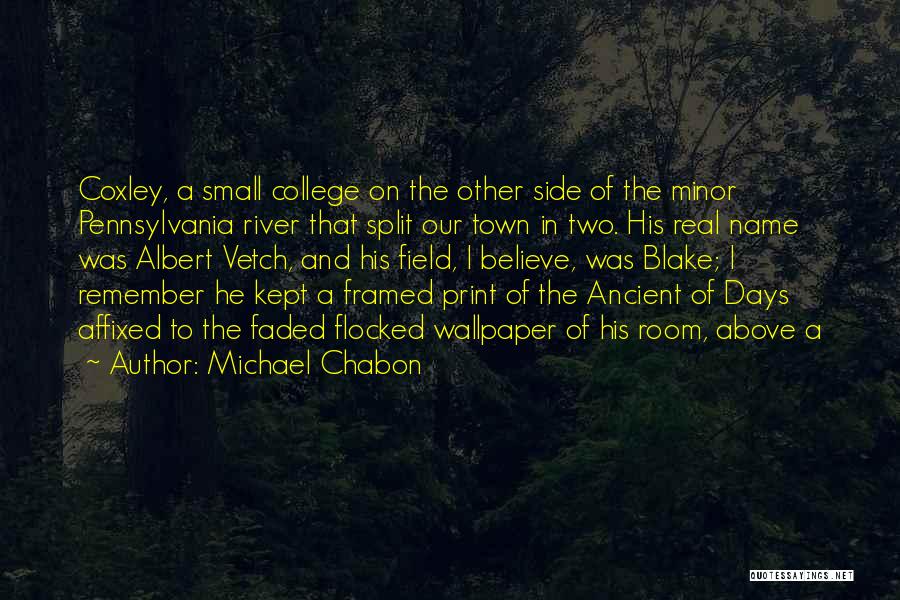 Remember The Name Quotes By Michael Chabon