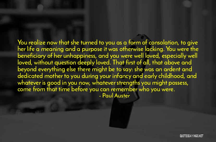 Remember The Time Quotes By Paul Auster