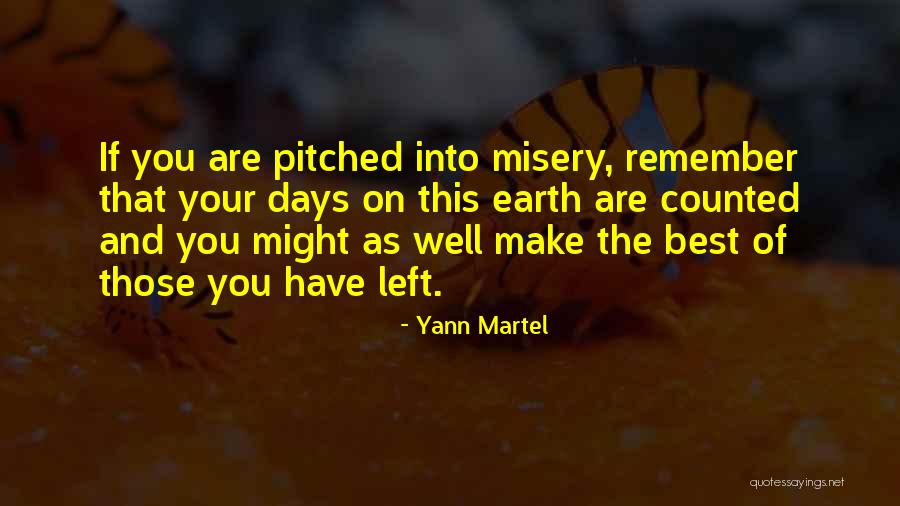 Remember Those Days Quotes By Yann Martel Remember Those Days Quotes By Yann Martel
