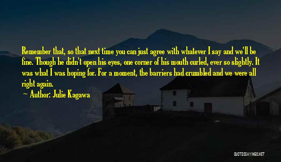 Remember What You Had Quotes By Julie Kagawa