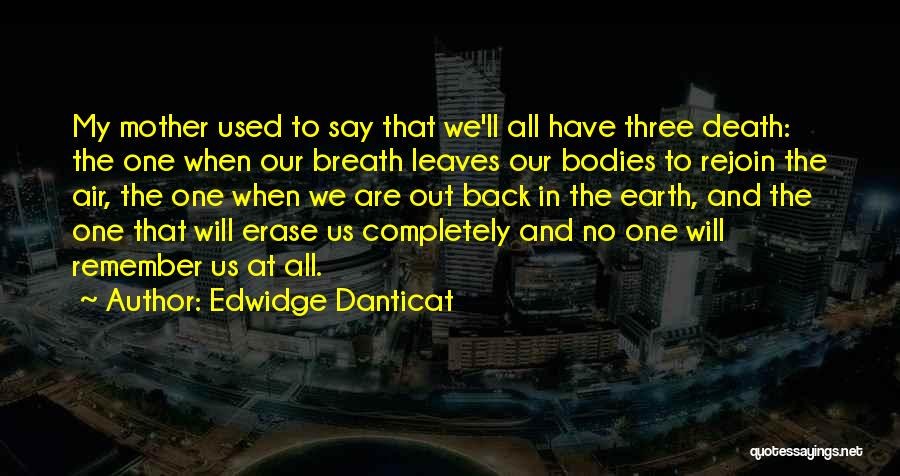 Remember When We Used To Quotes By Edwidge Danticat