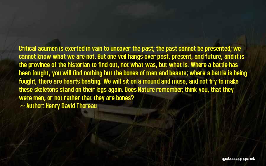 Remember Where You've Been Quotes By Henry David Thoreau