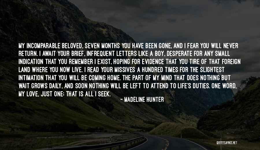 Remember Where You've Been Quotes By Madeline Hunter