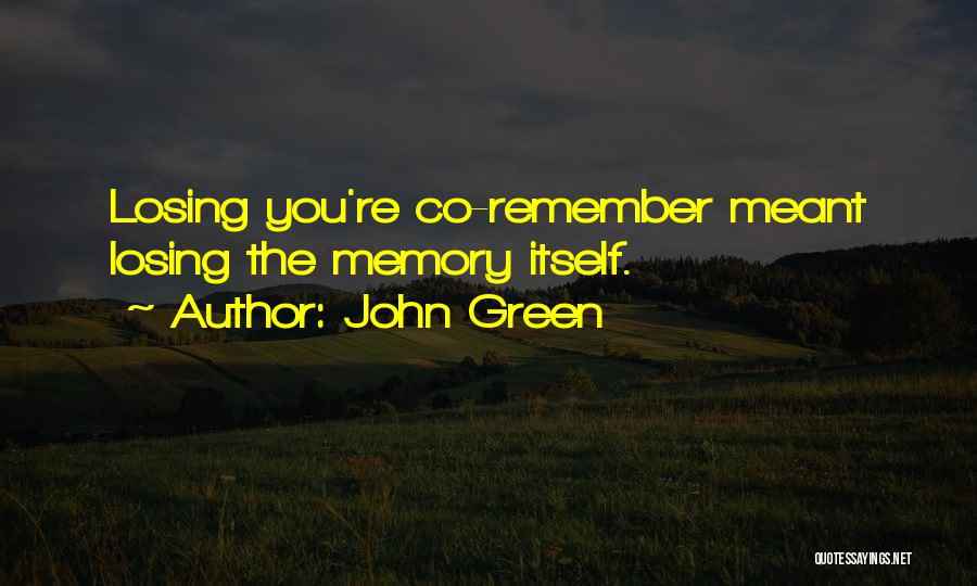Remember You Death Quotes By John Green