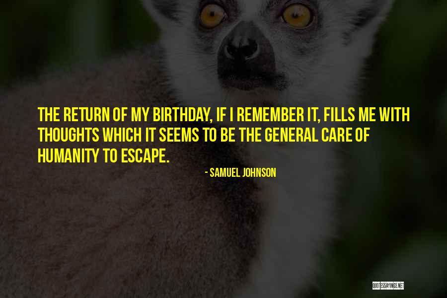 Remember Your Birthday Quotes By Samuel Johnson Remember Your Birthday Quotes By Samuel Johnson