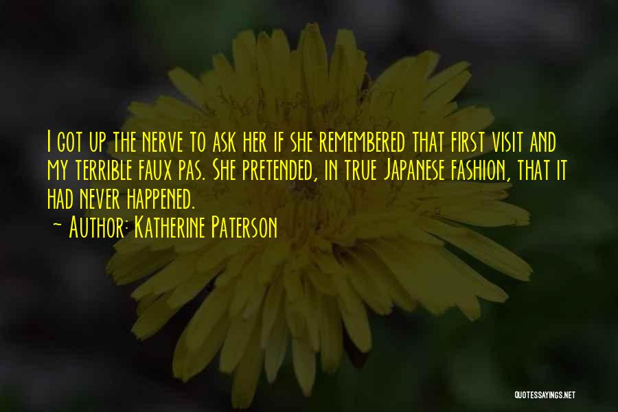 Remembered Quotes By Katherine Paterson