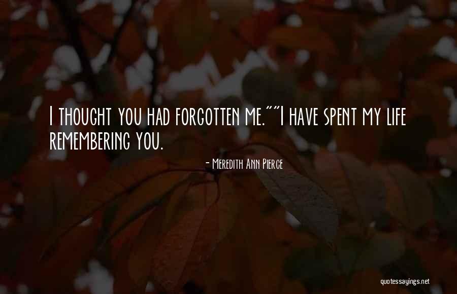 Remembering My Love Quotes By Meredith Ann Pierce Remembering My Love Quotes By Meredith Ann Pierce