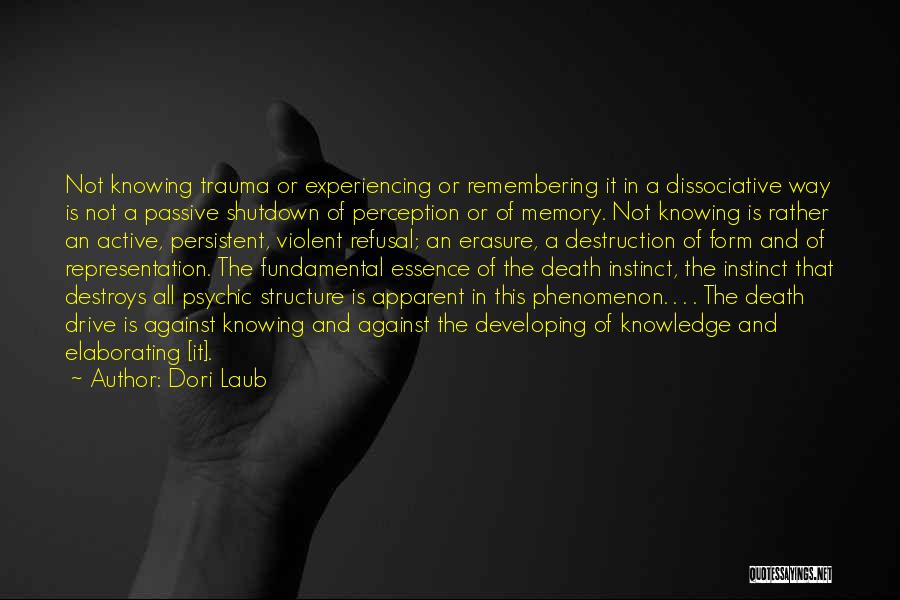 Remembering Someone's Death Quotes By Dori Laub