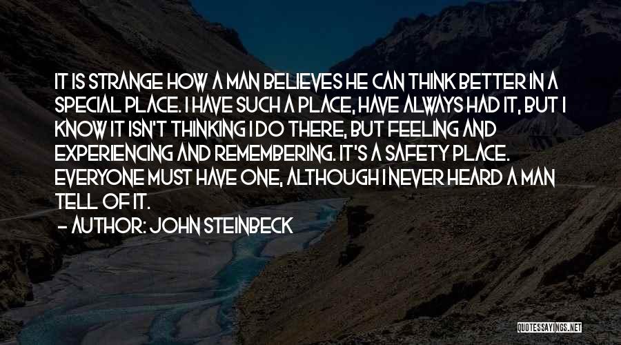 Remembering Something Special Quotes By John Steinbeck