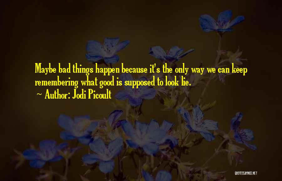 Remembering The Bad Past Quotes By Jodi Picoult