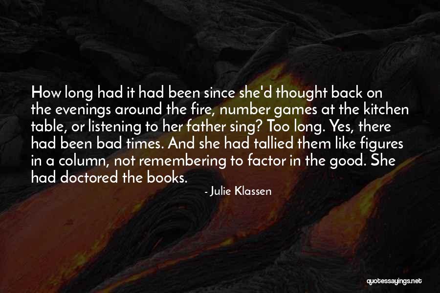 Remembering The Bad Past Quotes By Julie Klassen