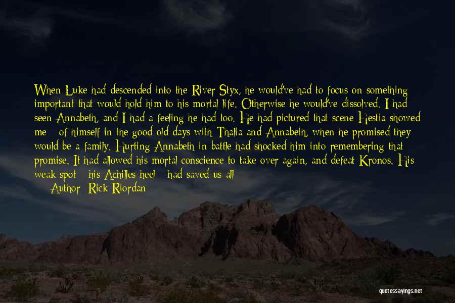 Remembering The Days Quotes By Rick Riordan