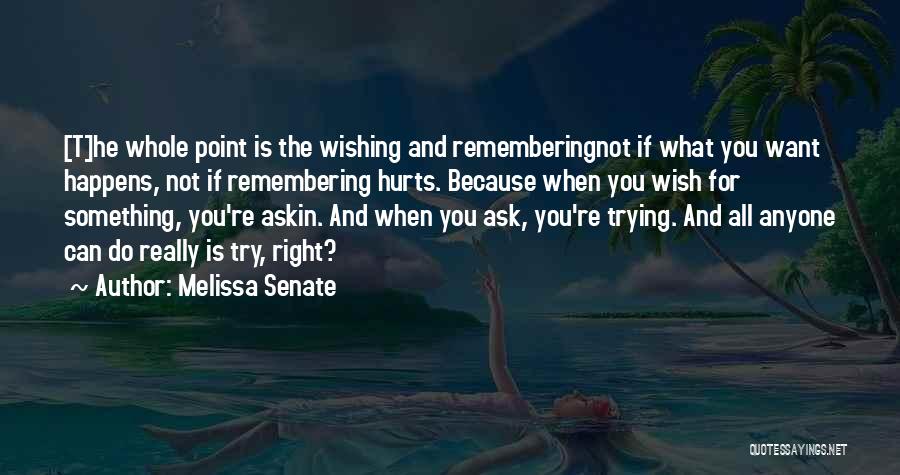Remembering You Quotes By Melissa Senate