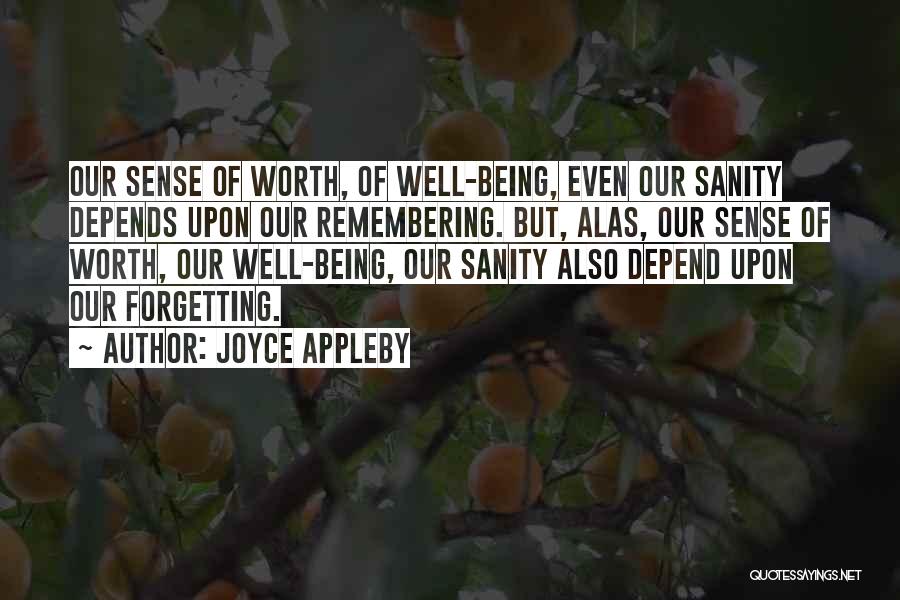 Remembering Your Worth Quotes By Joyce Appleby