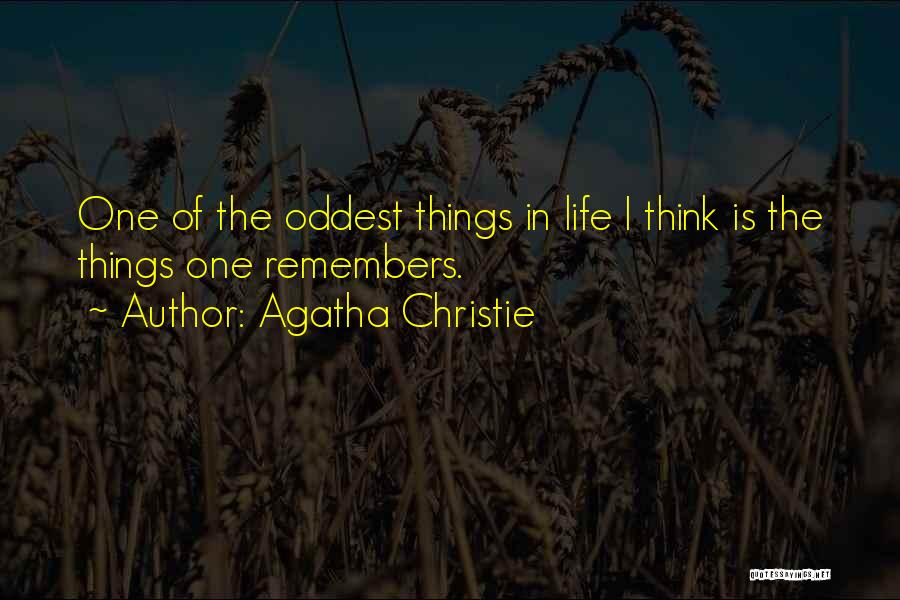 Remembers Quotes By Agatha Christie