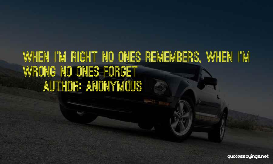 Remembers Quotes By Anonymous