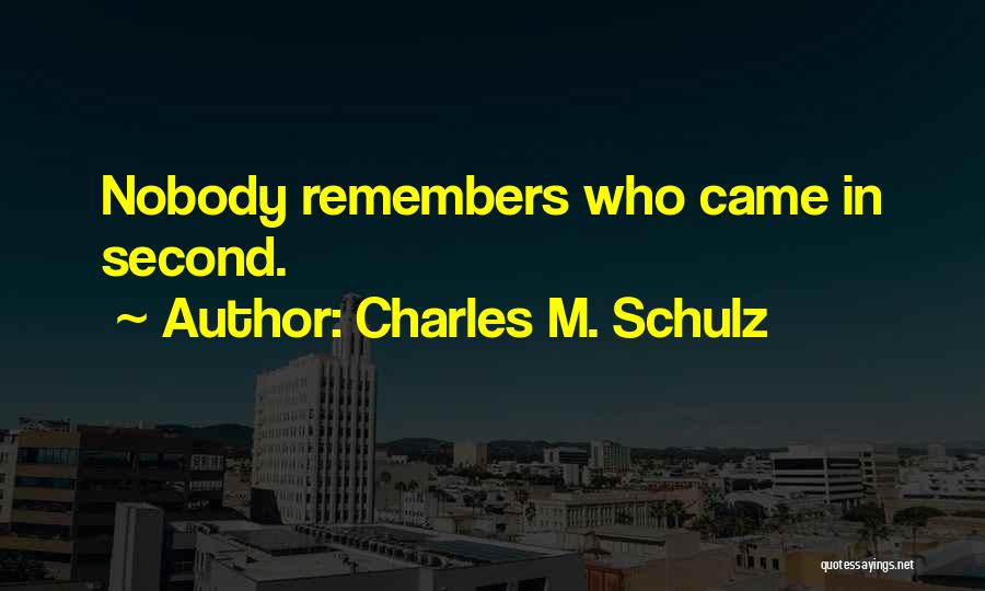 Remembers Quotes By Charles M. Schulz