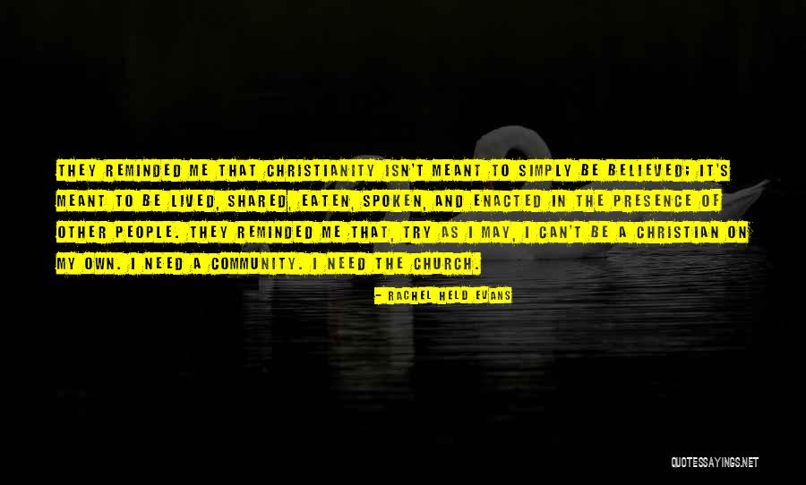 Reminded Quotes By Rachel Held Evans Reminded Quotes By Rachel Held Evans