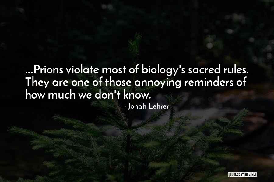 Reminders Quotes By Jonah Lehrer