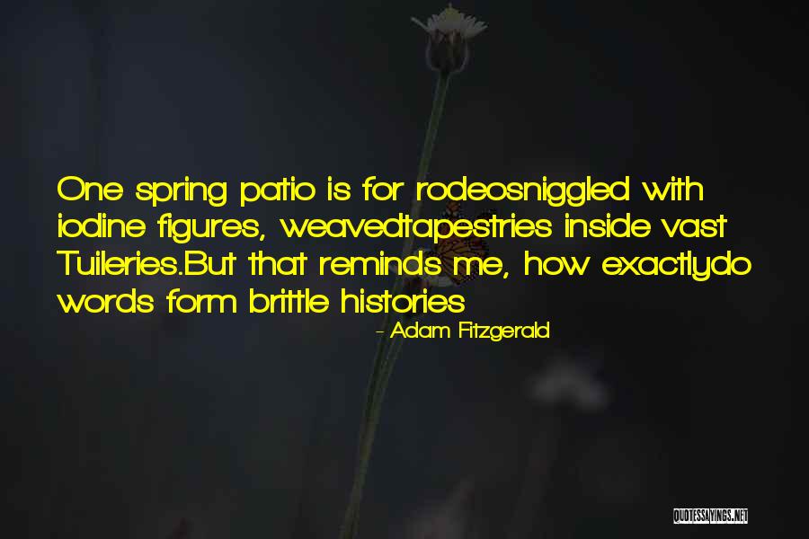 Reminds Me Quotes By Adam Fitzgerald Reminds Me Quotes By Adam Fitzgerald