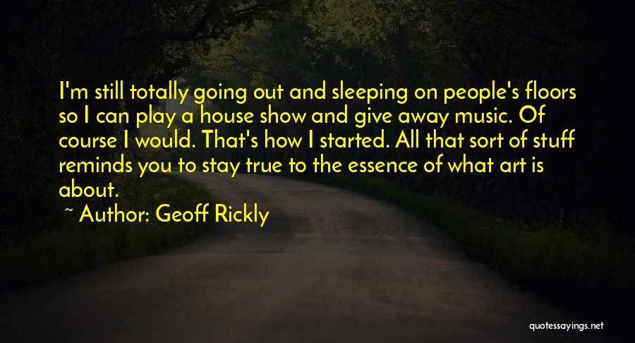 Reminds You Quotes By Geoff Rickly