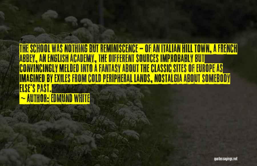 Reminiscence Quotes By Edmund White