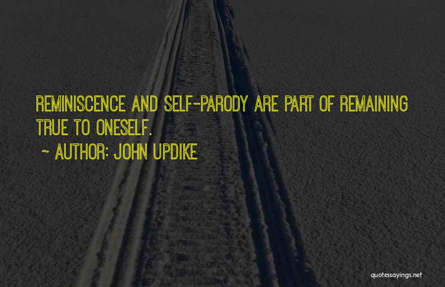 Reminiscence Quotes By John Updike