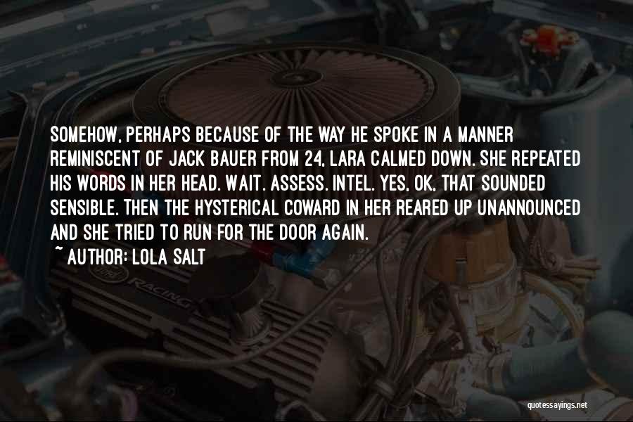 Reminiscent Quotes By Lola Salt