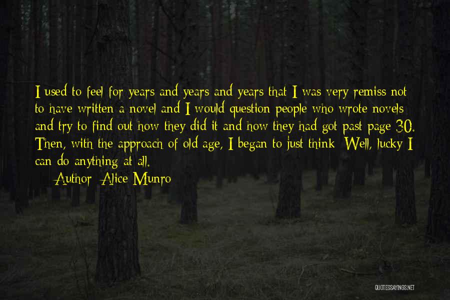 Remiss Quotes By Alice Munro