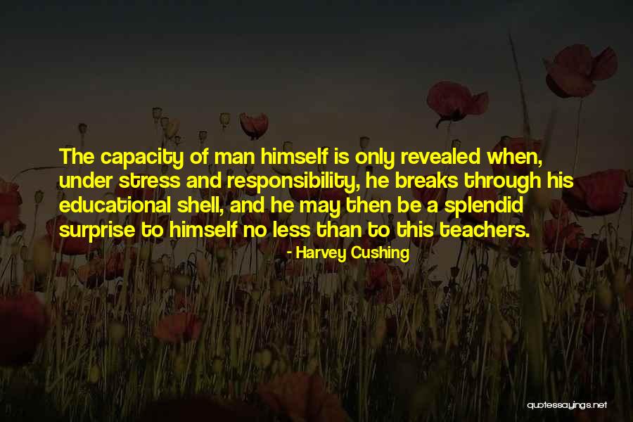 Remission Of Cancer Quotes By Harvey Cushing