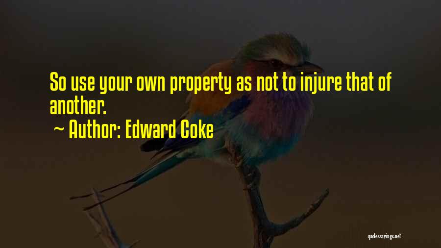 Remmerie Quotes By Edward Coke