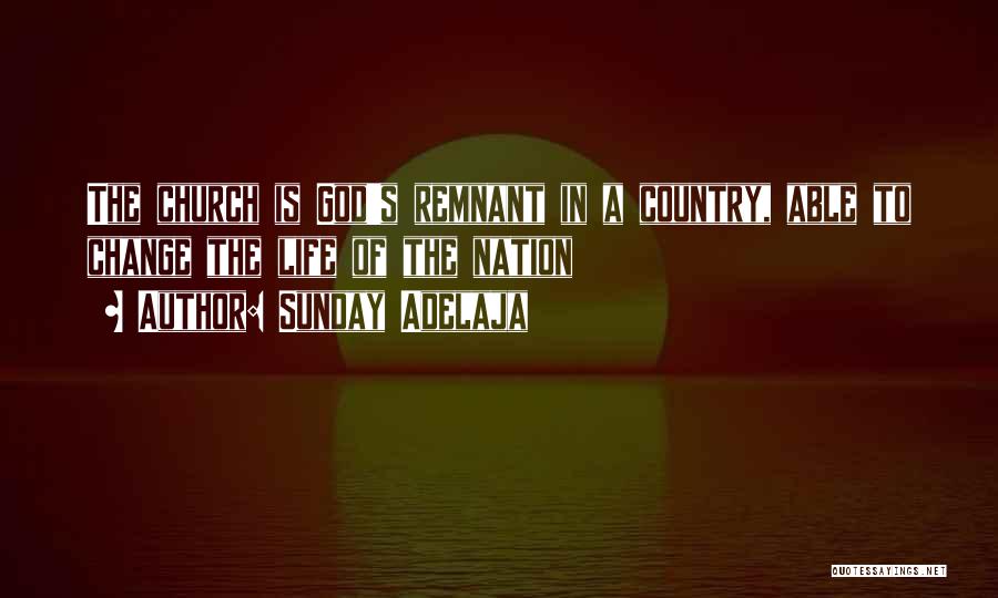 Remnant Quotes By Sunday Adelaja