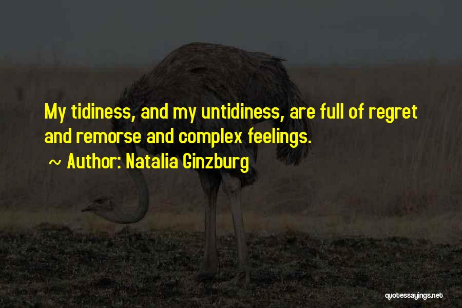 Remorse And Regret Quotes By Natalia Ginzburg