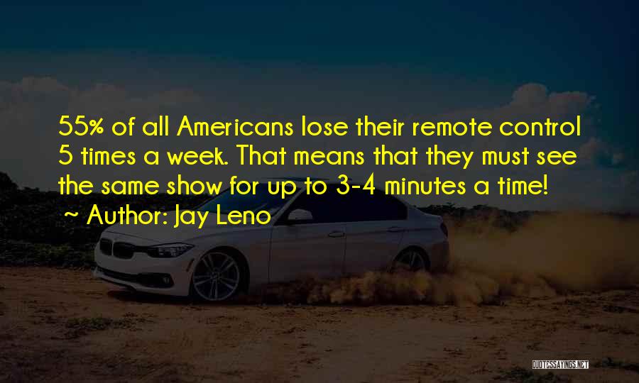 Remote Control Quotes By Jay Leno