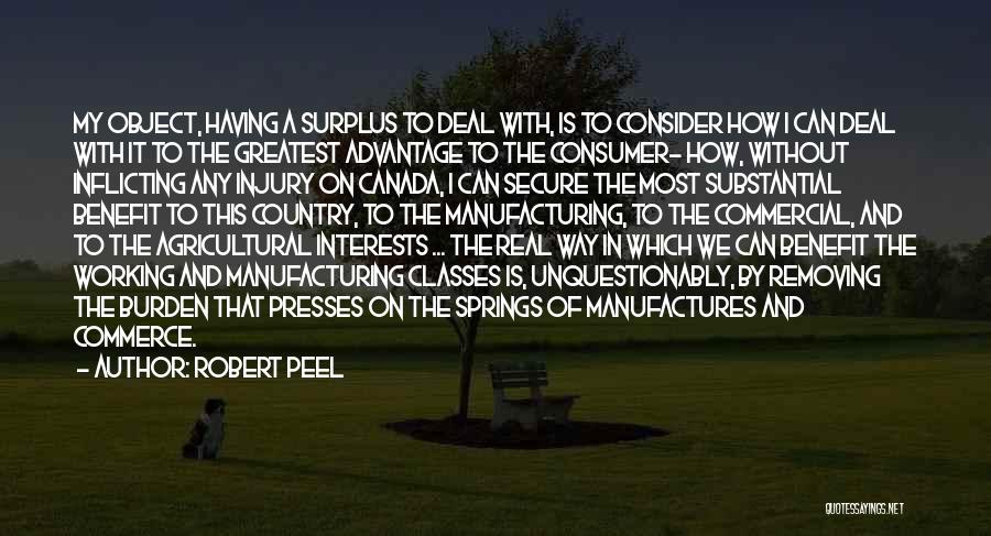 Removing Quotes By Robert Peel