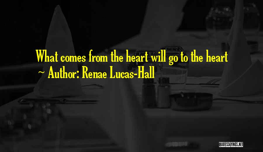Renae Lucas-Hall Quotes 362715
