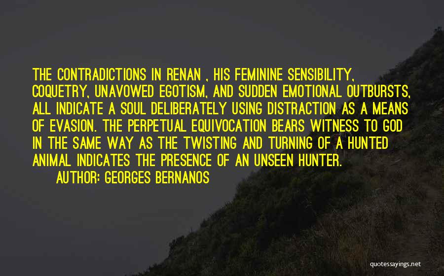 Renan Quotes By Georges Bernanos