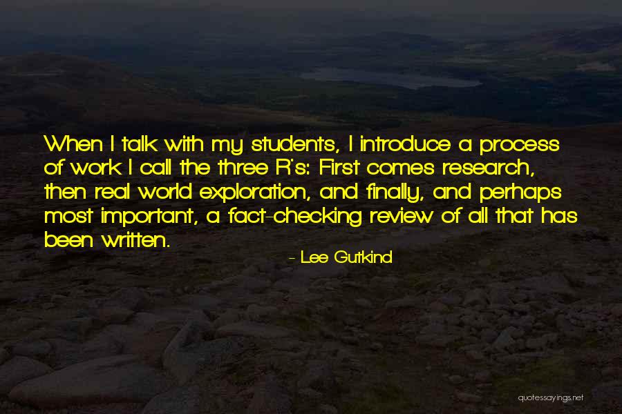 Renatta Cosmetics Quotes By Lee Gutkind Renatta Cosmetics Quotes By Lee Gutkind