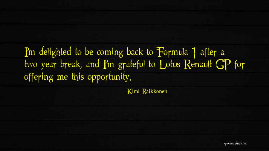 Renault Quotes By Kimi Raikkonen