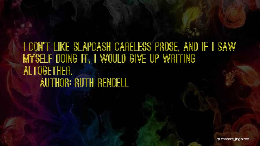 Rendell Quotes By Ruth Rendell